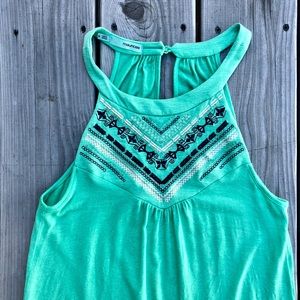 NWOT Maurice’s Mint beaded halter top tank top